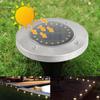4PCS 8LED Solar Lawn Yard Led Solar Lights Buried Garden Light Waterproof Outdoor PathWay Floor Under Ground Spot Lamp