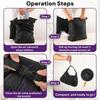 A25F-Reusables Clothes Organizer 24L Hand Roll Compression Storage Bag Travel Luggage Cubes Sealed Packing Bag