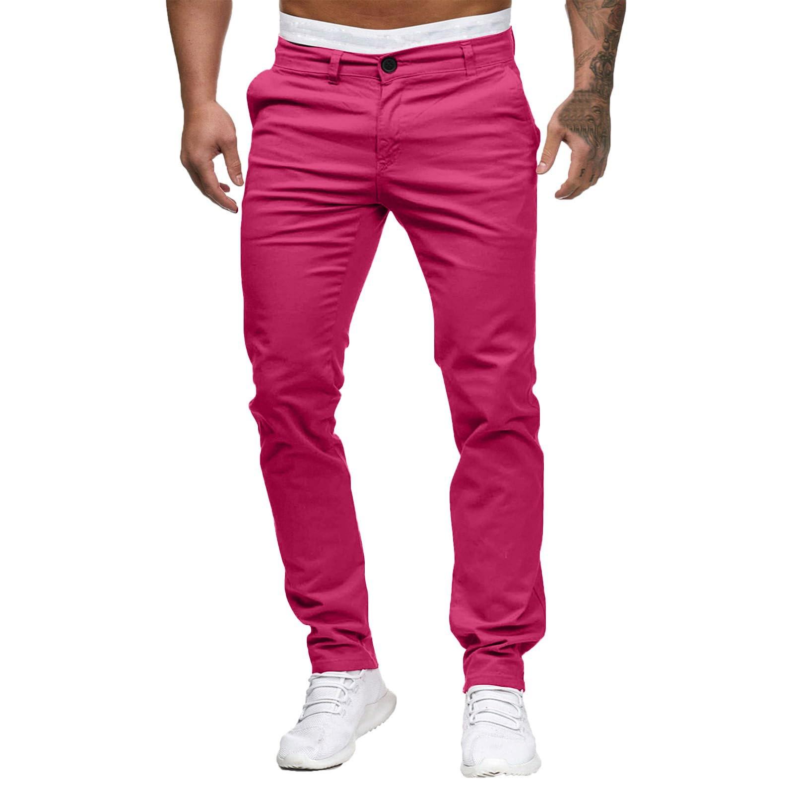 Fashion Men s Sport Color Bandage Casual Loose Sweatpants Drawstring Pant S киноварь