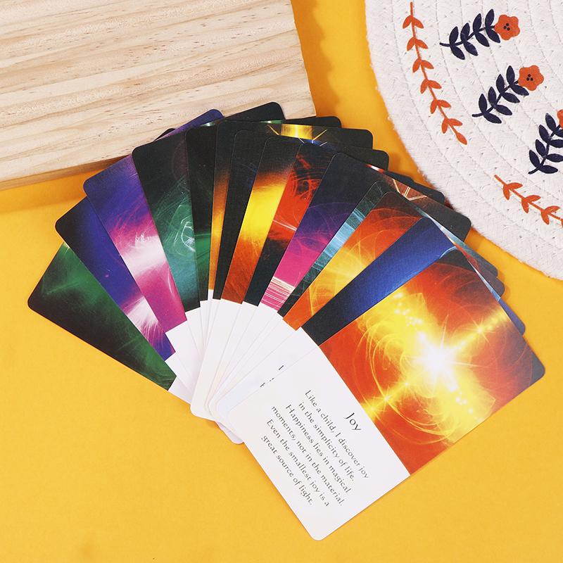 Healing Energy Oracle Cards 54Pcs Cards English Version Tarot Deck Wisdom Of The Divine Witchy Beginner Tarot Cards