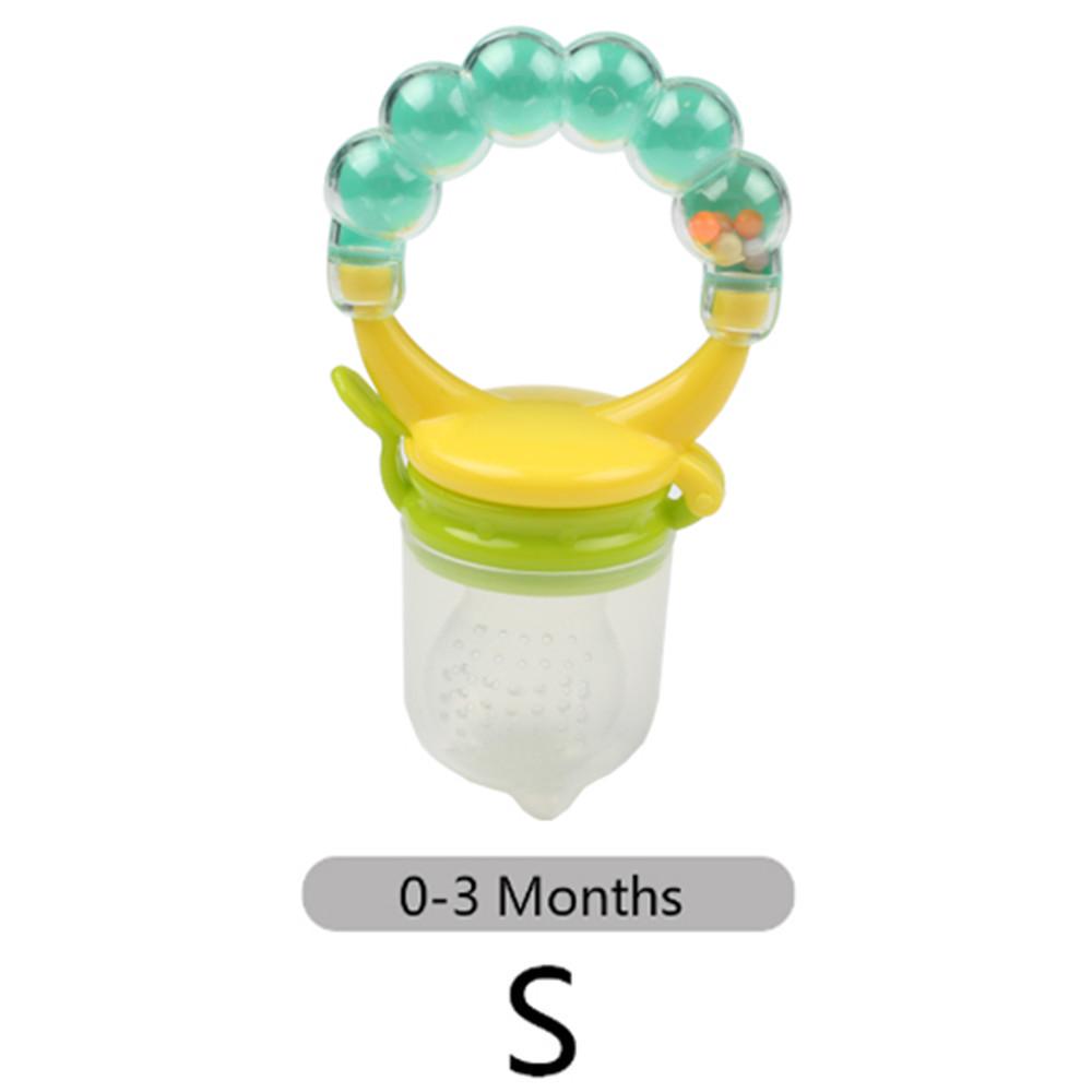 1Pcs Baby Pacifier Fresh Fruits Food Silicone Nipple Holder Funny Rattle Kids Food Feeder Nipples