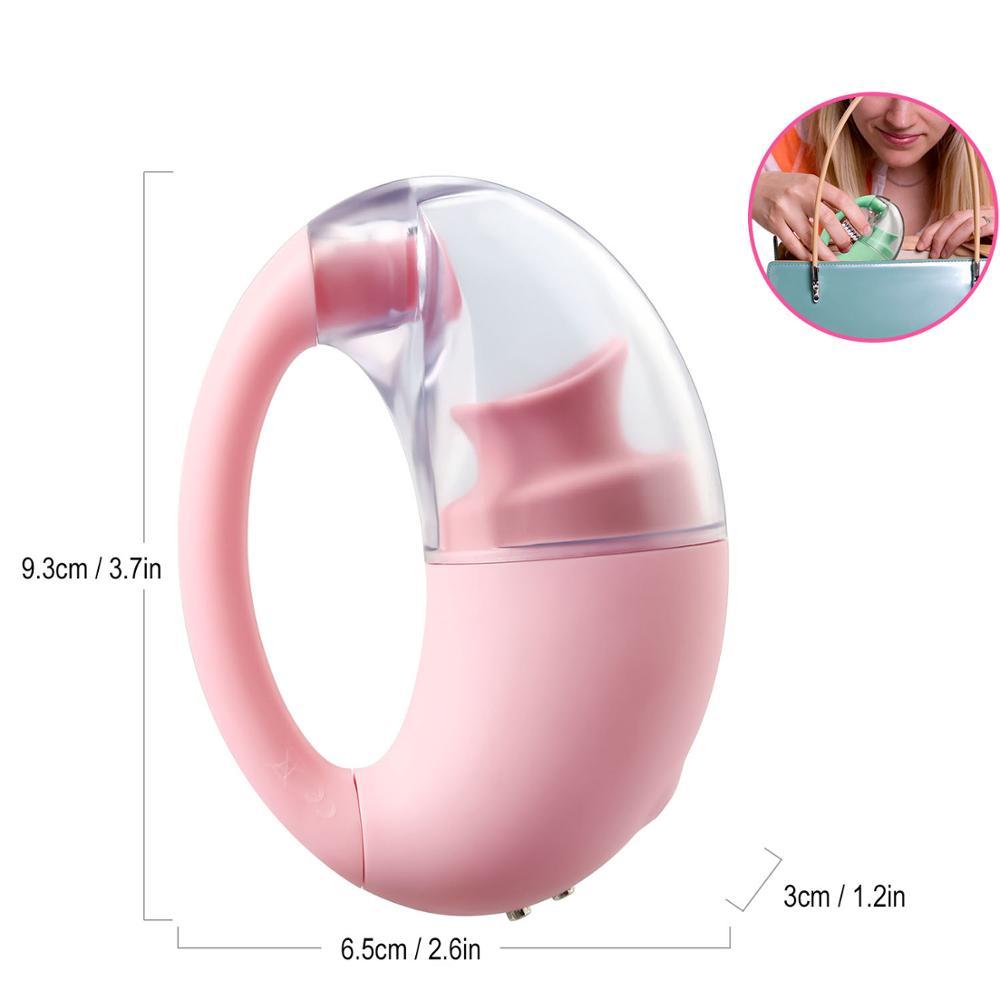 Clitoral Suction Silicone Nipple Sucking Massager Pink Green Suction S