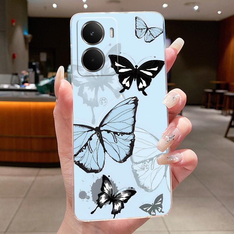 Phone Case For Realme P3 Funda RMX5079 Capa Butterfly Bow Protective Casing RealmeP3 Transparent Soft Silicone TPU Cover Coque