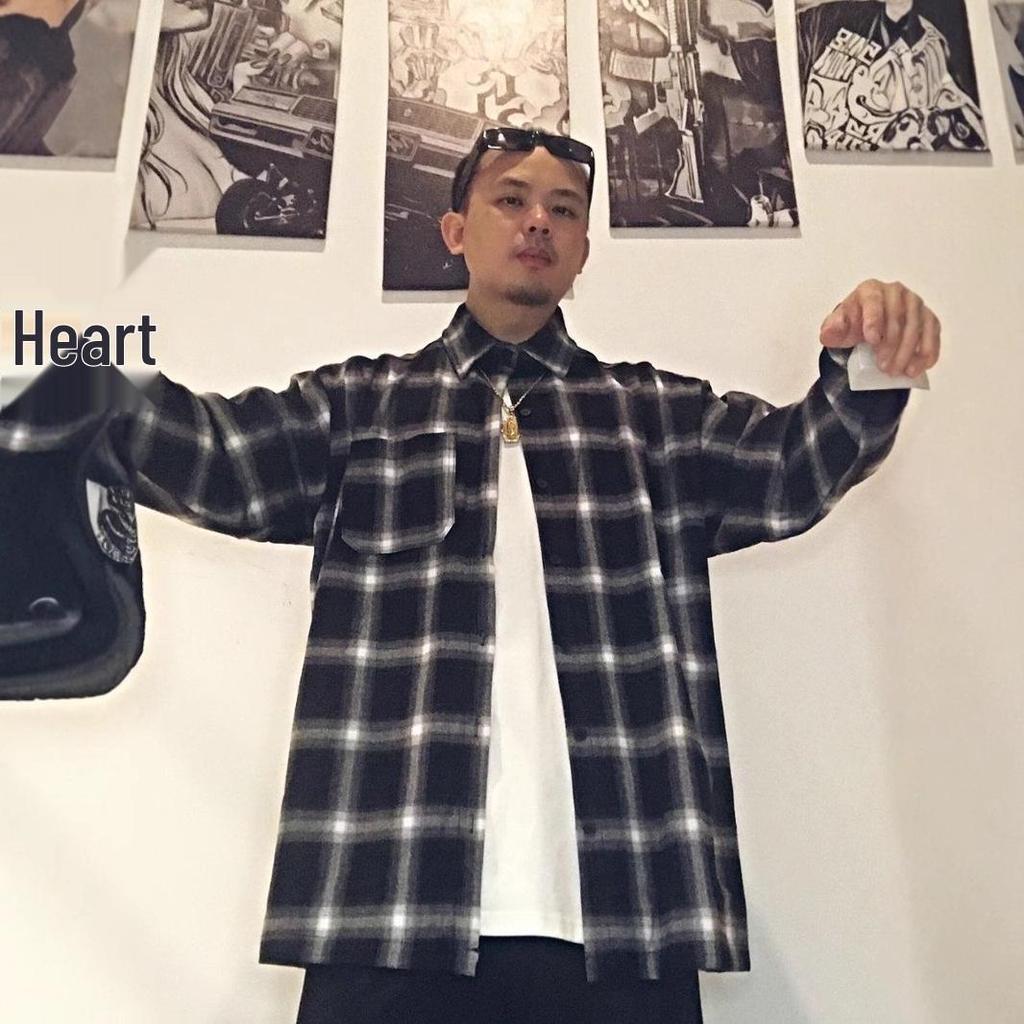 Chicano Classic West Coast Plaid Long Sleeve Button-Down Shirt