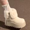 Winter Platform Thick Women Fur Snow Boots Outdoor Shoes Warm Short Botas