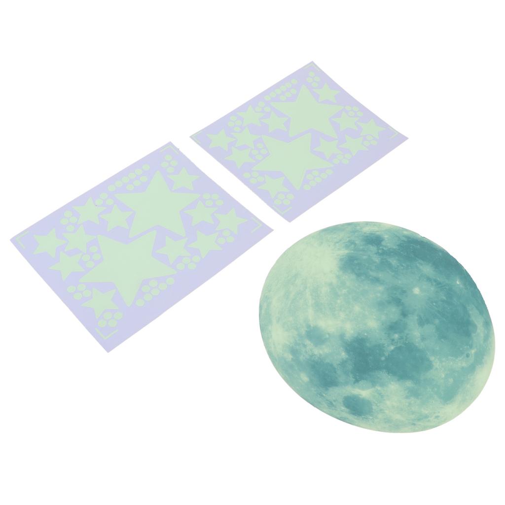 Planet Star Wall Stickers Luminous Wall Decals for Kids Room Baby Nursery Home Decoration