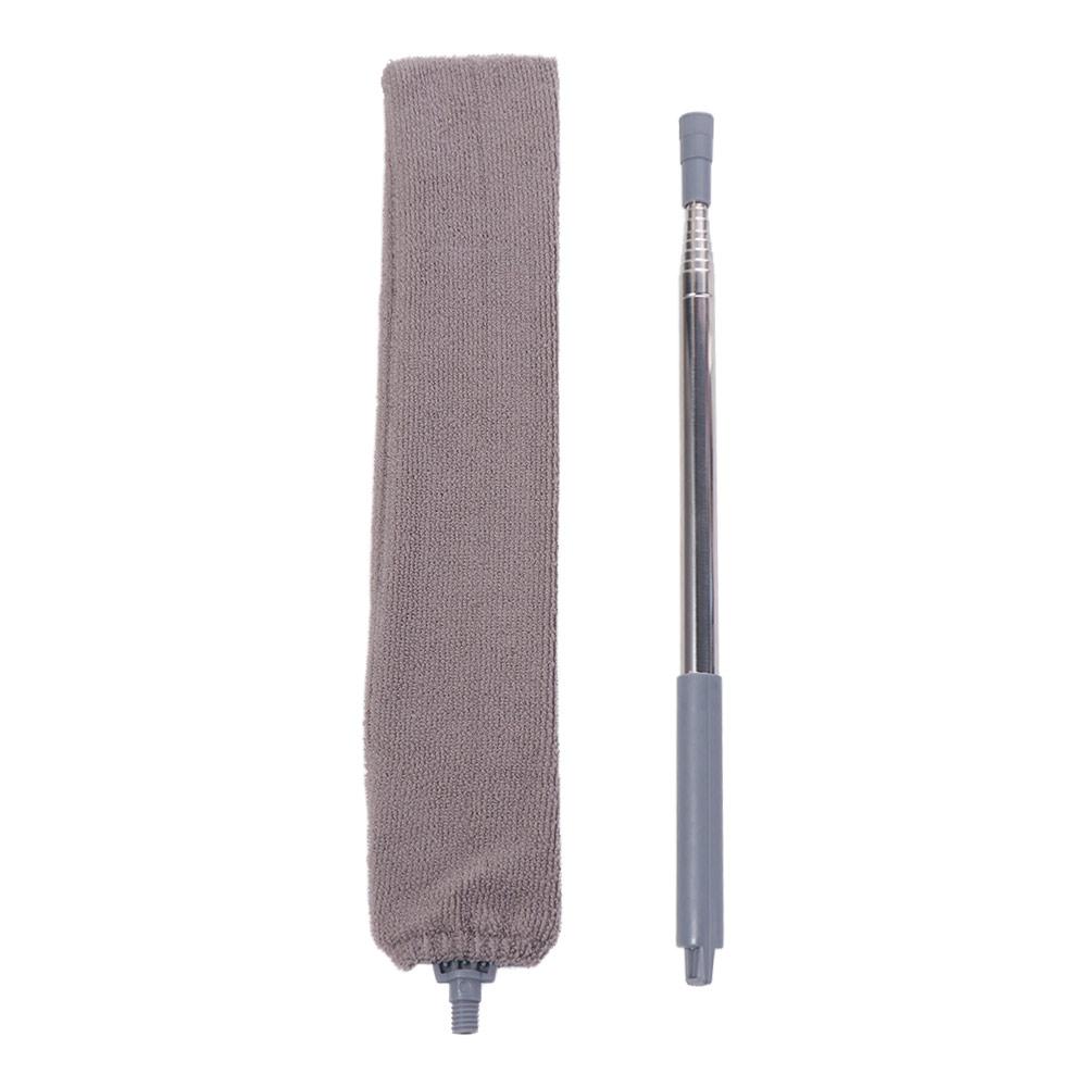 Retractable Long Handle Cleaning Mop Adjustable Furniture Crevice Brush  Household Cleaning Tools
