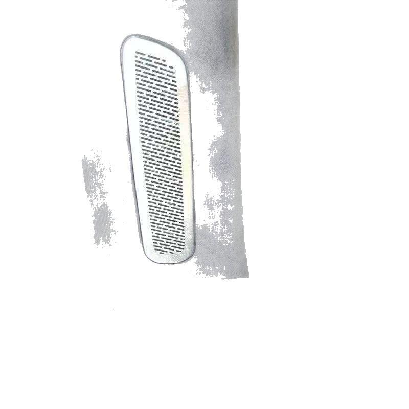 Zeekr 9X Stainless Steel Front Speaker Dust Cover - Non-destructive Paste, Hollow Design, Fits Front and Three Row Seats.