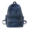 Schultasche Damen Mori Retro Denim Canvas Rucksack Harajuku Mittelschüler Lässiger Rucksack Reisetasche