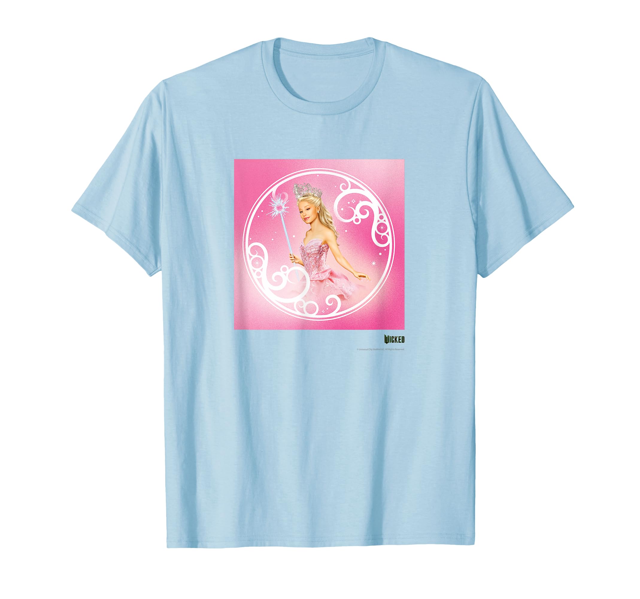 

Wicked GLINDA MAGIC CIRCLE (baby blue) T-shirt