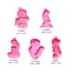 5 Pcs Pregnant Mother Keychain Epoxy Resin Mold Handmade Women Mom Pendants Silicone Mould DIY Crafts Jewelry Necklace