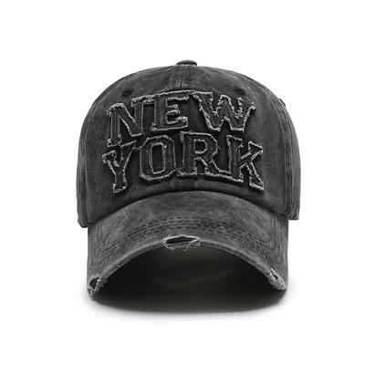 New Men's and Women's Baseball Caps, Spring and Autumn Outdoor Fashion Visor, Casual Retro Washed Breathable Cap