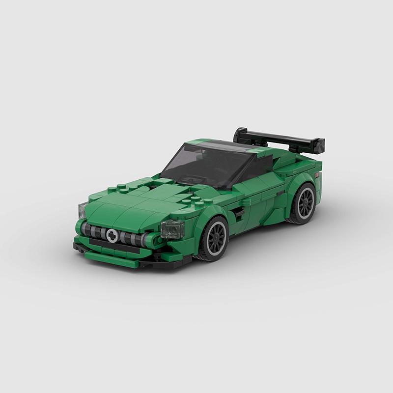

Educational DIY Building Blocks: Sports Car Racing Set Compatible with Lego