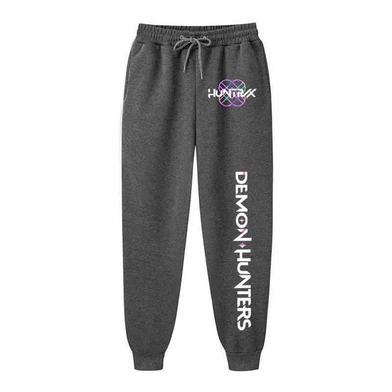 Children's Kpop Demon Hunter Pants Harajuku Streetwear Jogging Sports Pants for Boys and Girls Printed Running Pants Loose Sports Jogging Pants