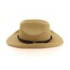 Khaki Straw Hat Cowboy Mens Panama Hat Summer Beach Straw Hat Casual Fashion Brand Design New Arrival Cowboy Cap Black