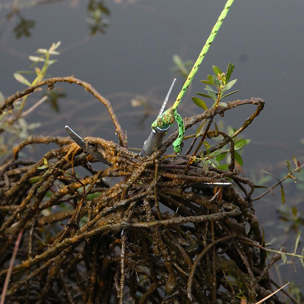 Foldable 4 Claw Anchor Sickle Water Grass Plants Cutter Machine Grasses Sharp Knife Garden Tools Fishing Accessories Tackle New