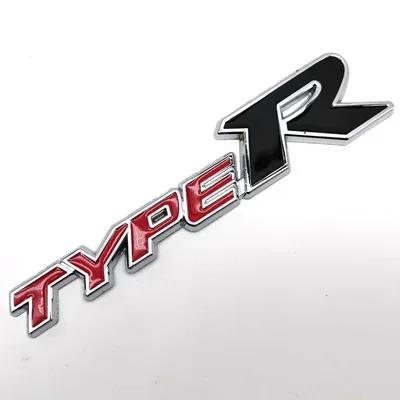 DIOSK1 Car Front Grille Trunk Badge Body Side Sticker for Honda Type-R Type-S Accord FIT Odyssey Jazz Jade Pilot City Decor Accessories