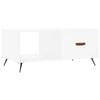 VidaXL Table basse blanc 90x50x40 cm bois d'ingénierie 829180