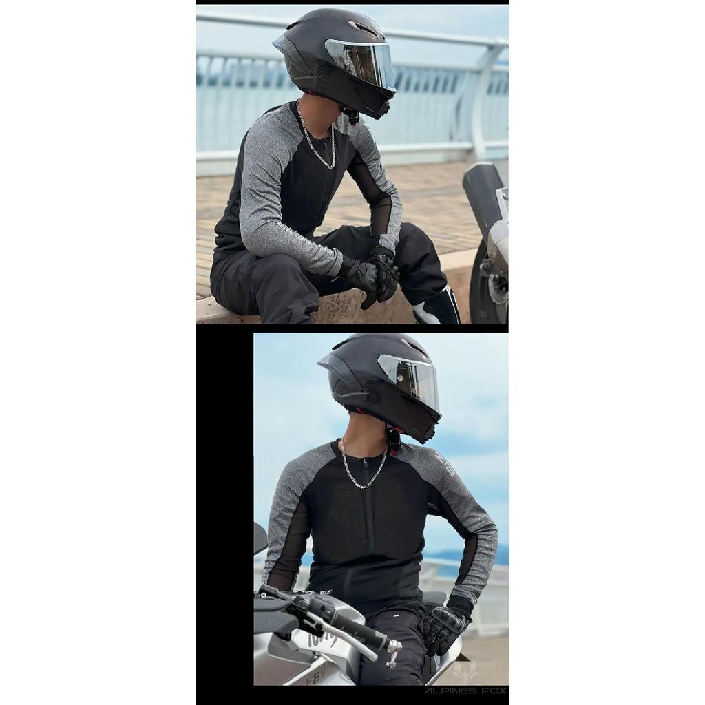 Men's Motorcycle Jacket Summer Breathable Motocross Body Armor Elastic Rider Racing Jacket Clothing CE Certified Protector Gear