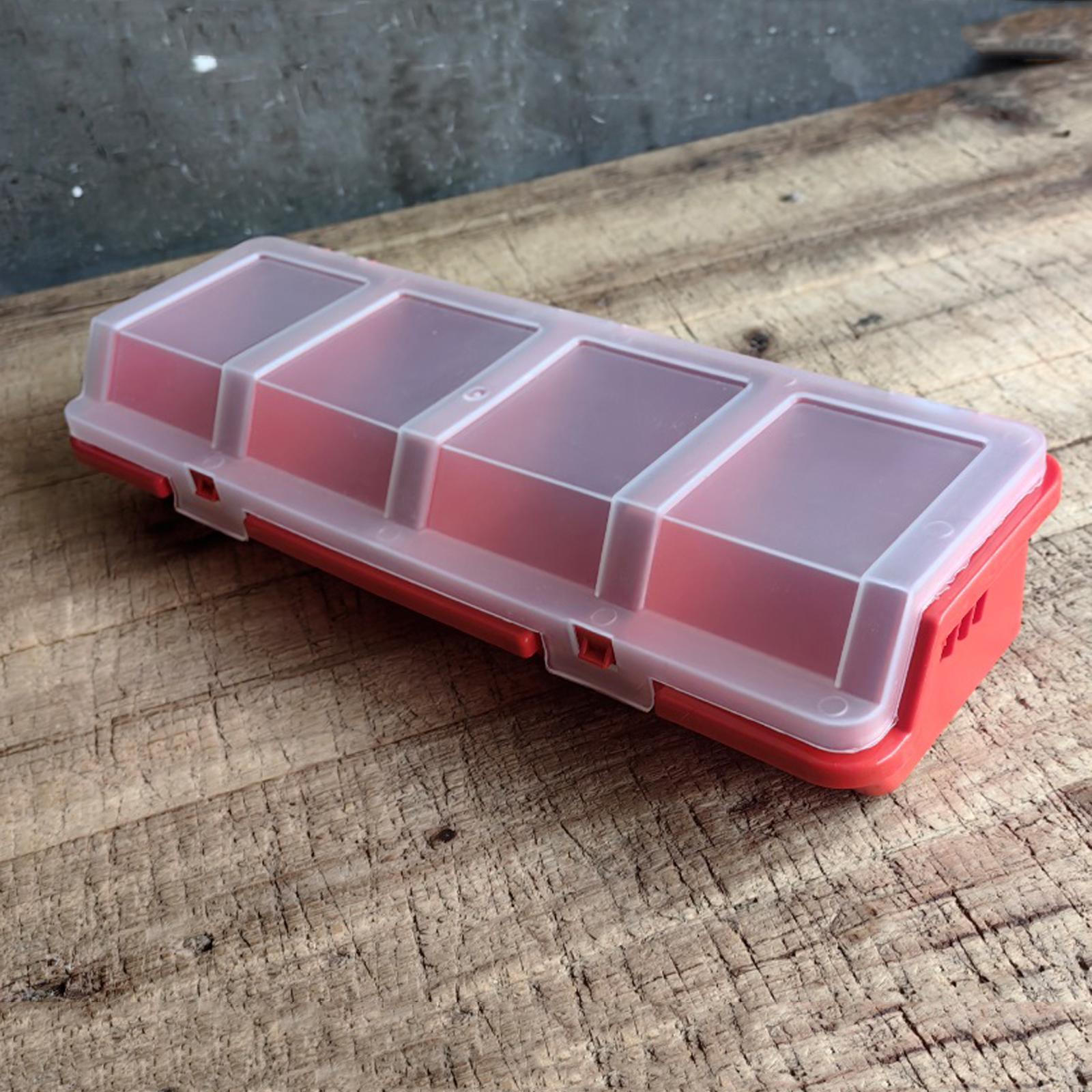 

Органайзер для винтов, отсек для хранения, переднее отверстие с петлями для гаек и болтов красный