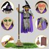 Halloween Decoration Voice Control Witch Large Hanging Luminous Soundmaking Bar House Horror Decoration