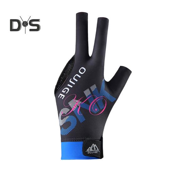 Billiard Pool Gloves 3 Finger Design Left Hand Snooker Cue Sport Glove Breathable Elastic Billiard Gloves for Men Women