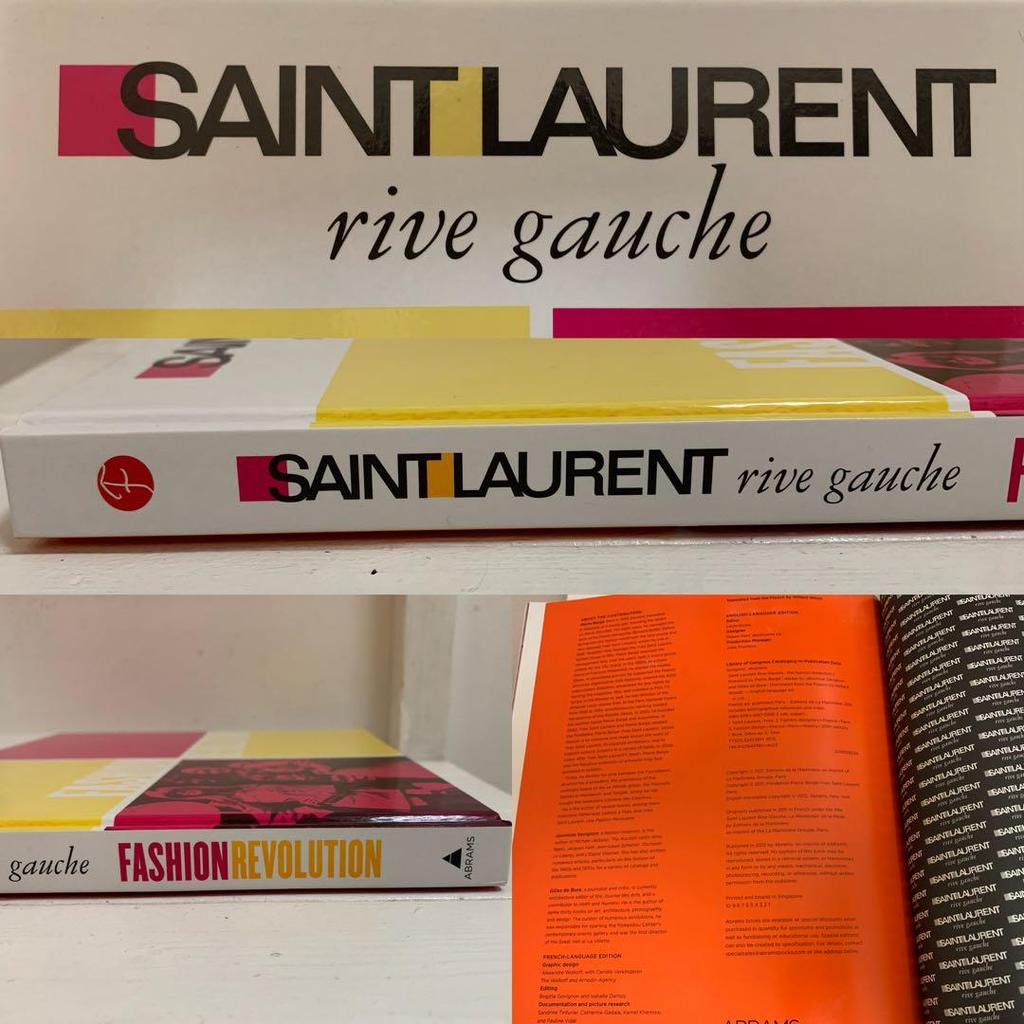 [USED] SAINT LAURENT Rive Gauche FASHION Collection Book