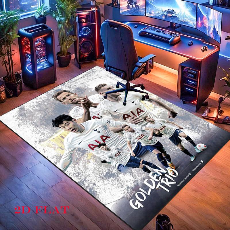 The Spurs Team Carpet Rug for Living Room Bedroom Home Sofa Decoration,Kids Play Nonslip Floor Mat