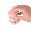 Press Type Scrubber Soap Dispenser Household Dish Brush Cleaning Brush Pot Brush Cleaning Tool