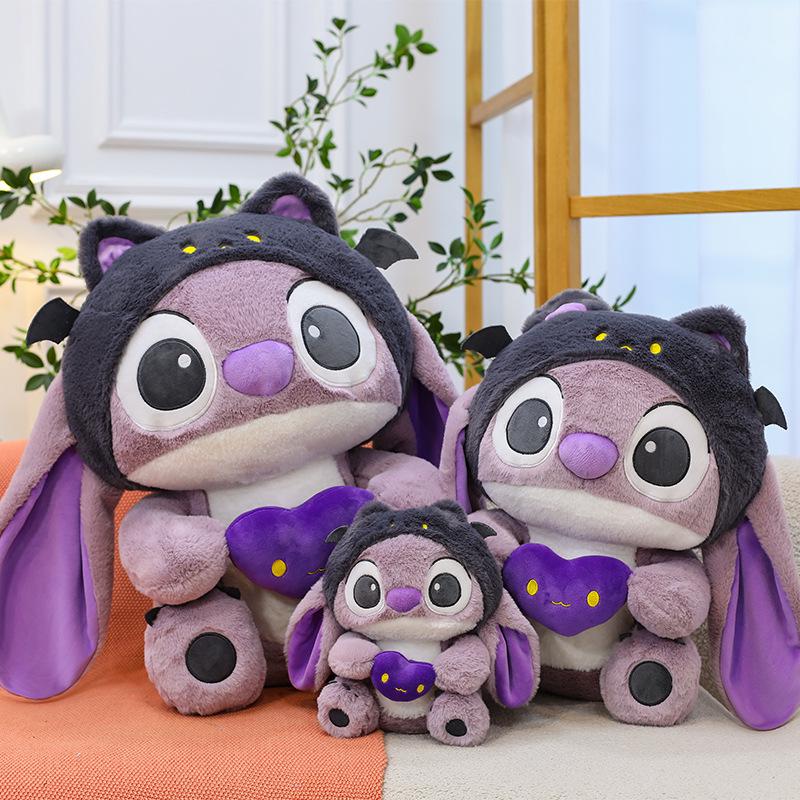 

Purple Stitch Angel Plush Doll - Large Pillow Toy for Girls Birthday Gift 25 cm
