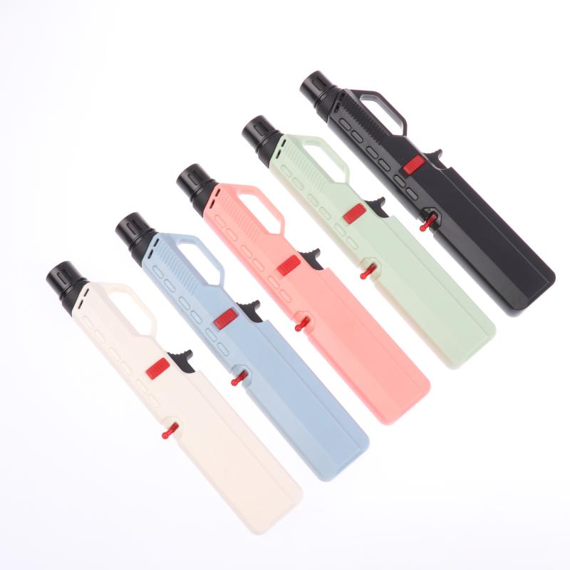 Butangasslighter Oppblåsbar lighter Vindtett fakkellighter, Bærbar kjøkkenlighter, Utendørs campinggrill lite verktøy