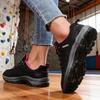 Women's Leisure Platform Shoes Anti Slip Camping Shoes Fashionable Classic Color Matching Spring Hiking Shoes Sneakers for Women