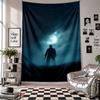 Wall TapestryHalloween Michael Myers Art Hanging Cloth Decorative Background Cover for Room Decoration