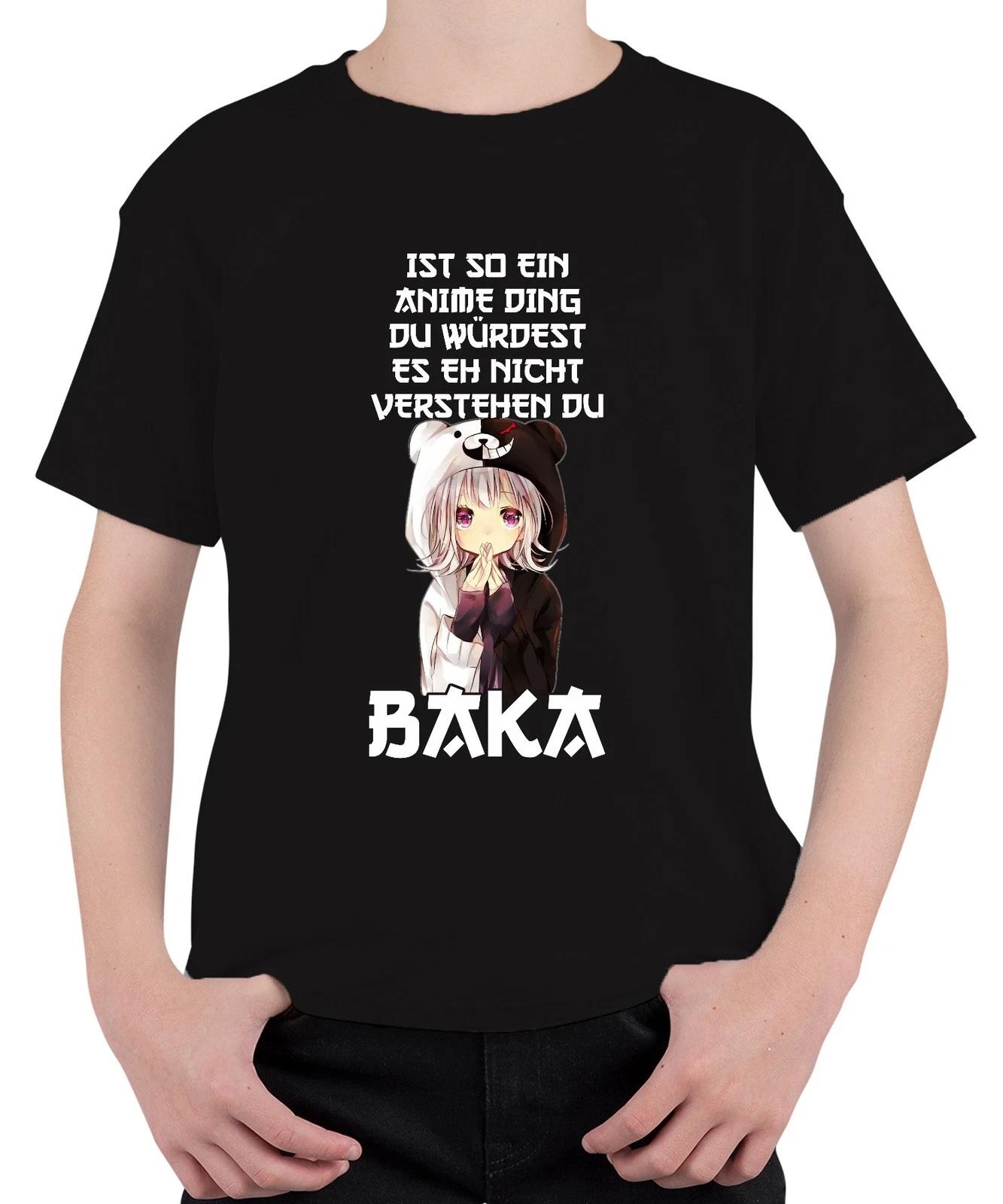 Anime Ding du würdest es nicht verstehen BAKA kawaii chibi otaku Unisex Kinder T XL