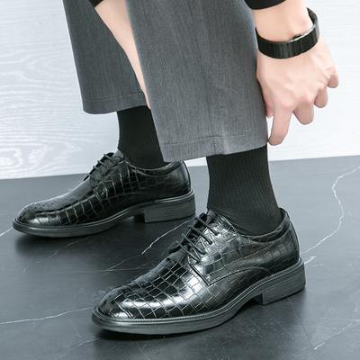 Pánské kožené boty Šněrovací Oxfordky Svatba Párty Boty pro Muže Společenské Svatba Boty Zapatos Para Hombre De Vestir