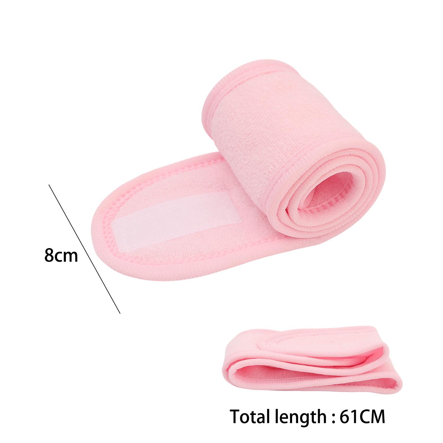 

1-5pcs 2025 New Headscarf Velcro Bag Headscarf Beauty Salon Dedicated Face Washing Makeup Headband Beauty Headband Sports
