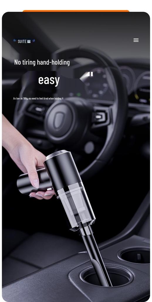 High Suction Mini Wireless Handheld Car & Home Vacuum Cleaner - Ultra-Quiet