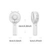 Handheld Mini Fan Portable Pocket Fan USB Charging Fan Rechargable Summer Cooling Fan for Home Outdoor Office