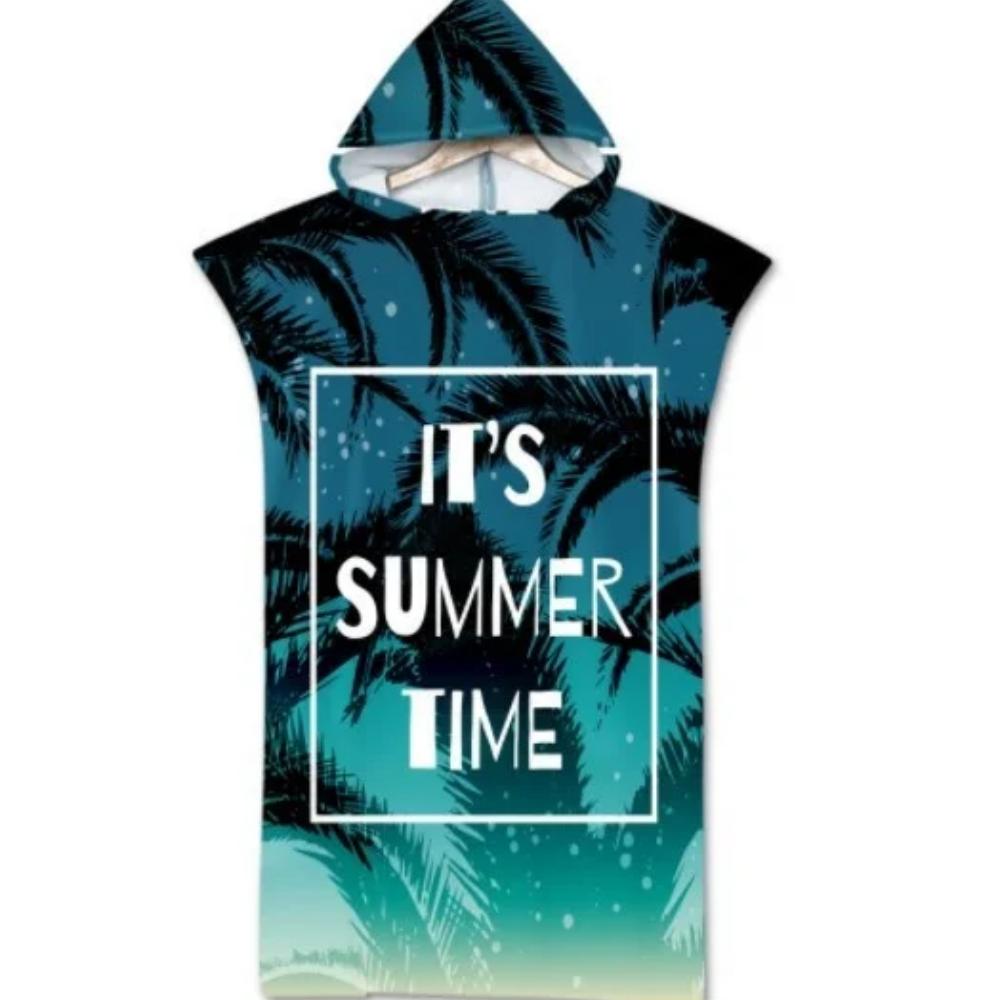 Erwachsene Kinder Strandtuch Schnelltrocknend Kapuzenumhang Kinder Frauen Große Badetücher Sandfrei Poncho Bademantel Für Sommer Schwimmen Surfen