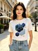 1pcs Natural View Unisex Tshirts For Girls Funny Mountain Scenery Printing Short T Shirts For Unisex Tshirts Lady Tops Tees