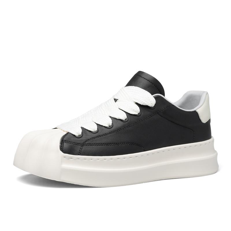 Shell head men's shoes trendy shoes spring new men's shoes versatile casual shoes men's platform lightweight board shoes white shoes