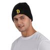 Bitcoin Print Truck Bonnet Hats Unisex Elastic Knit Hat Winter Warm Skullies Beanies Head Wrap Caps Travel Cap Skullies Hats