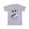 Disney Mens Mickey Mouse Reading Books T-Shirt
