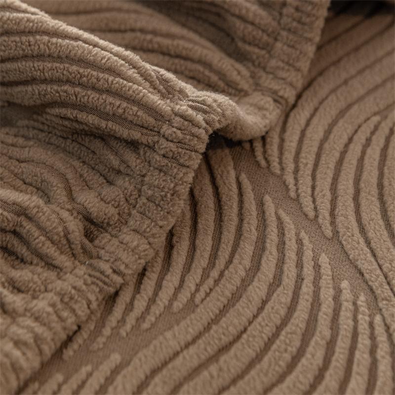 Yu Blattmuster Rundum-Sofabezug Modern Einfacher Sofabezug 2024 Neu Sofakissen Stoff Rutschfestes Kissen