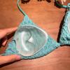 2Pcs  Chest Sticky Bra For Bikini Thicken Sponge Bra Pads Breast Push Up Silicone Removeable Inserts Swimsuit Invisible Bra