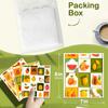 Cleaning Cloth Reusable Kitchen Dish Towels Eco-friendly Microfiber Orange Fruits Print Dishcloths Lint Free Washable Duster Rags Tea Towels 9*7inch