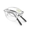 Retro Design Lesebriller Menn Kvinner Sammenleggbare Briller Brilleinnfatning Sølv Metallbriller +1.0 +1.5 +2.0 +2.5 +3.0 +3.5 +4