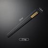 304 Stainless Steel Public Spoon Public Chopsticks Extended Chopsticks Spoon Titanium Plated Hotel Dining Spoon Household Company Gifts