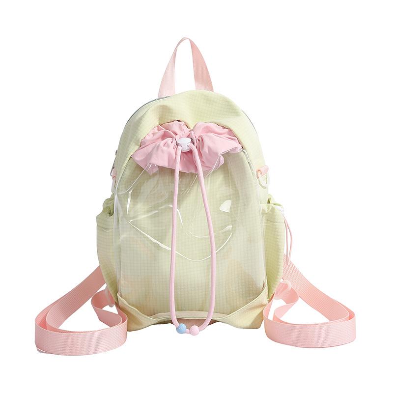 The Schoolbag Is High-value, Sweet, Cute, Transparent, Painful, and Versatile for Junior High School Students.
