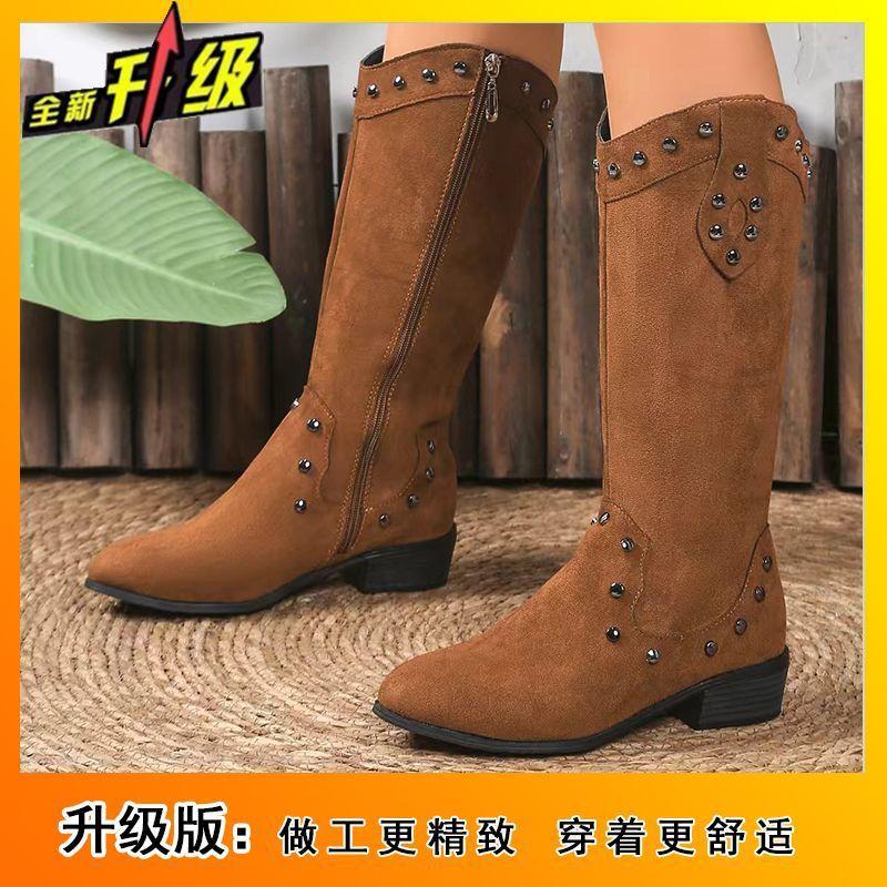 

Французские ретро ботинки Мартина на толстом каблуке для детей удобные, но женские длинные ботинки до колена 2025 осень и зима новые модели 43